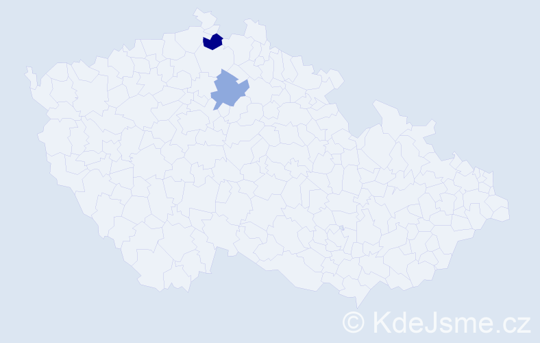 Příjmení: 'Povalečová', počet výskytů 7 v celé ČR
