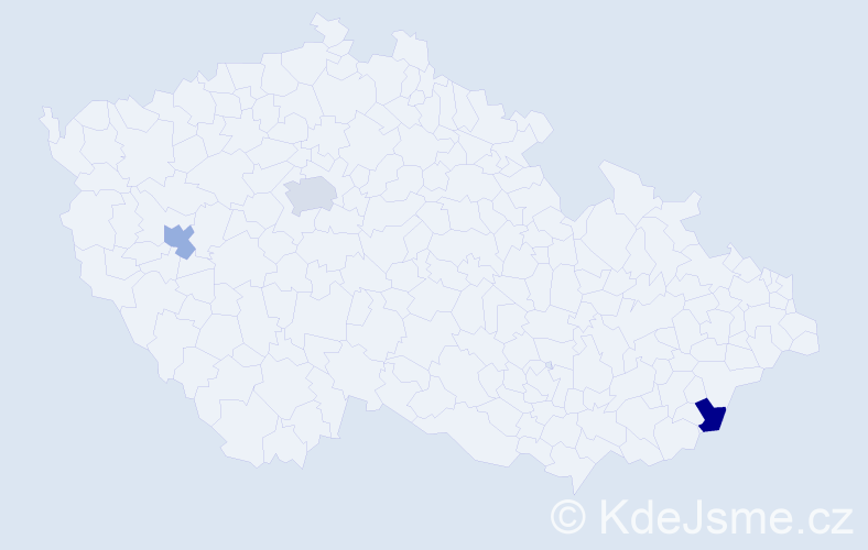Příjmení: 'Maglič', počet výskytů 7 v celé ČR