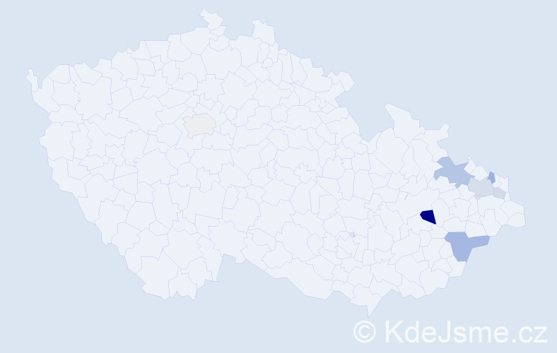 Příjmení: 'Abendrothová', počet výskytů 12 v celé ČR