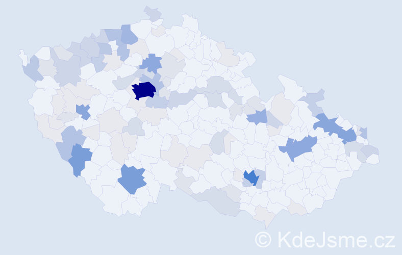 Příjmení: 'Lerchová', počet výskytů 383 v celé ČR