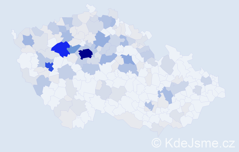 Příjmení: 'Rais', počet výskytů 434 v celé ČR