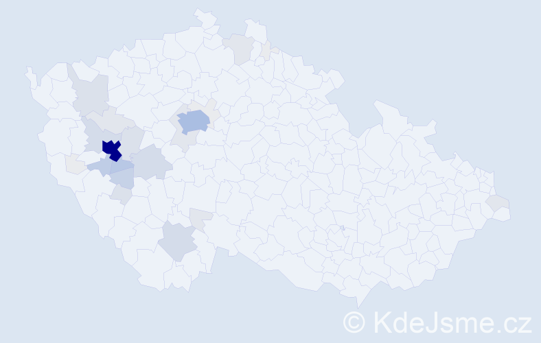 Příjmení: 'Fremrová', počet výskytů 136 v celé ČR