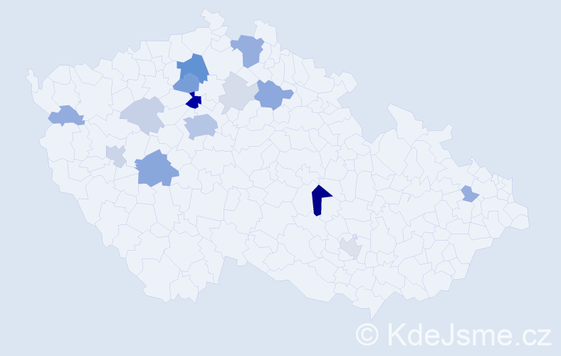 Příjmení: 'Popadych', počet výskytů 51 v celé ČR