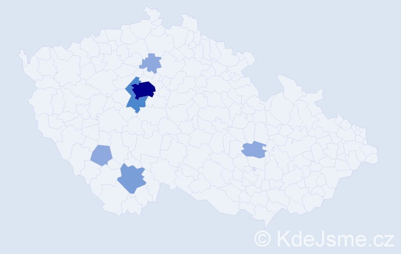 Příjmení: 'Harrisová', počet výskytů 15 v celé ČR