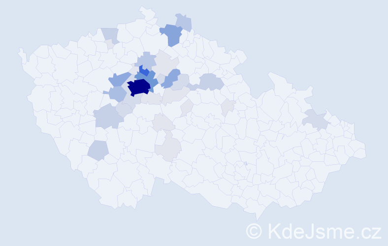 Příjmení: 'Čemusová', počet výskytů 133 v celé ČR