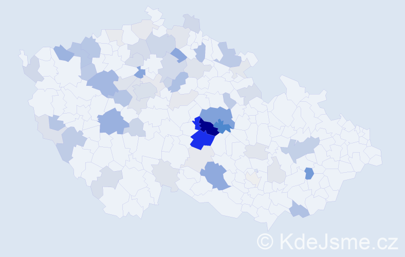 Příjmení: 'Eisová', počet výskytů 173 v celé ČR