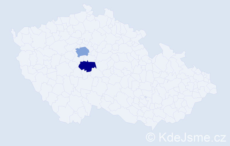 Příjmení: 'Arhio', počet výskytů 4 v celé ČR