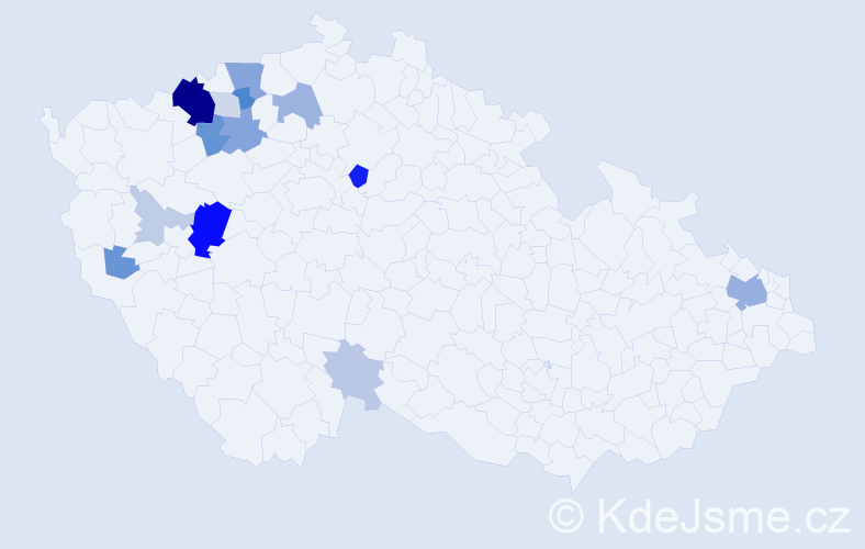 Příjmení: 'Adi', počet výskytů 47 v celé ČR