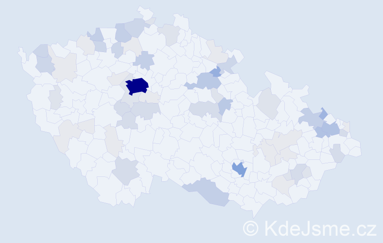 Příjmení: 'Stein', počet výskytů 217 v celé ČR