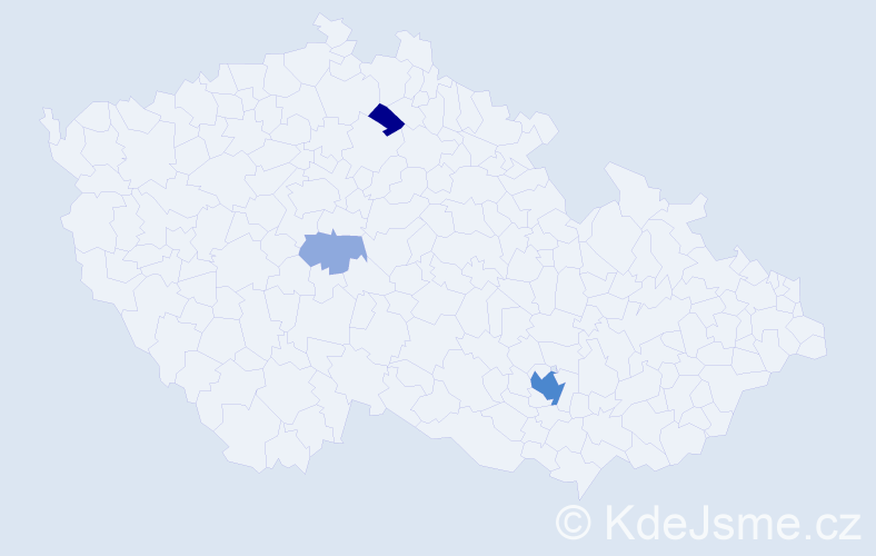 Příjmení: '"De Rose"', počet výskytů 8 v celé ČR
