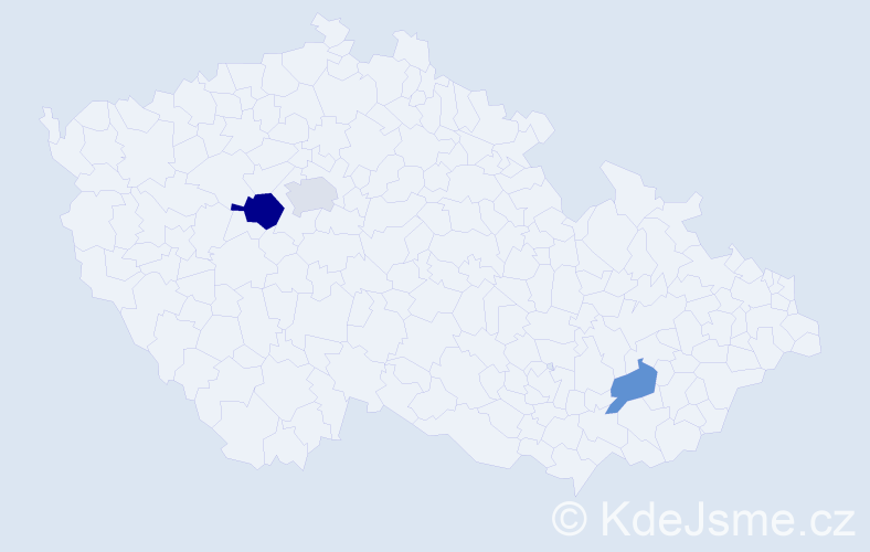 Příjmení: 'Kaznowski', počet výskytů 4 v celé ČR