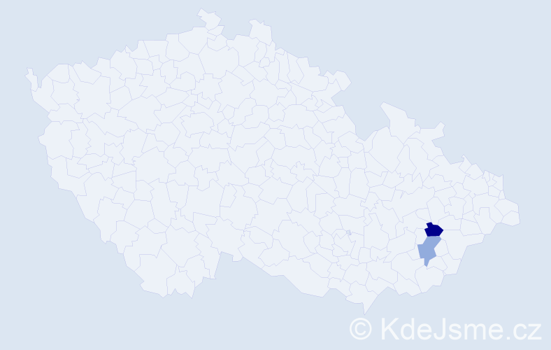 Příjmení: 'Simonelli', počet výskytů 2 v celé ČR
