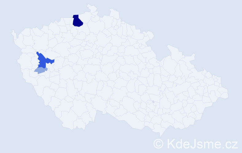 Příjmení: 'Hikischová', počet výskytů 9 v celé ČR