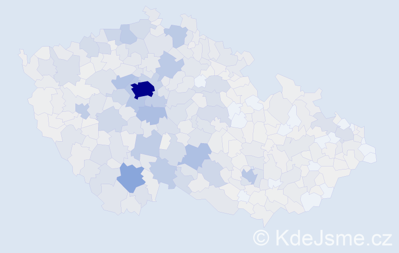 Příjmení: 'Tůma', počet výskytů 4736 v celé ČR