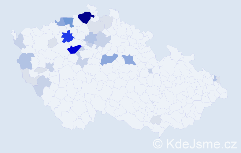 Příjmení: 'Korpa', počet výskytů 113 v celé ČR