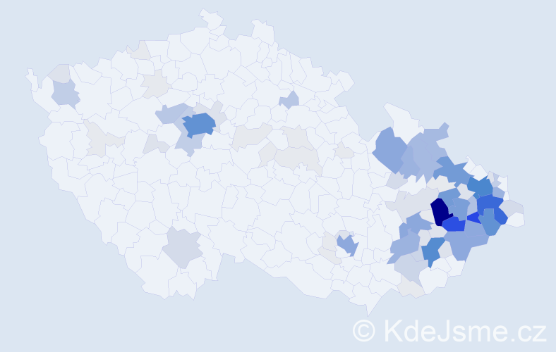Příjmení: 'Strnadel', počet výskytů 470 v celé ČR