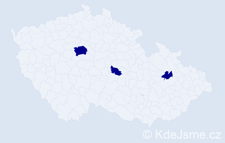 Příjmení: 'Tionová', počet výskytů 6 v celé ČR
