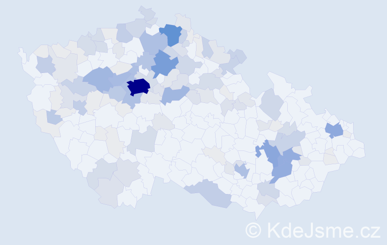 Příjmení: 'Miler', počet výskytů 503 v celé ČR
