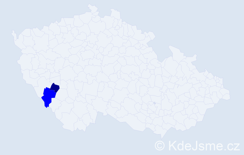 Příjmení: 'Festbaum', počet výskytů 3 v celé ČR