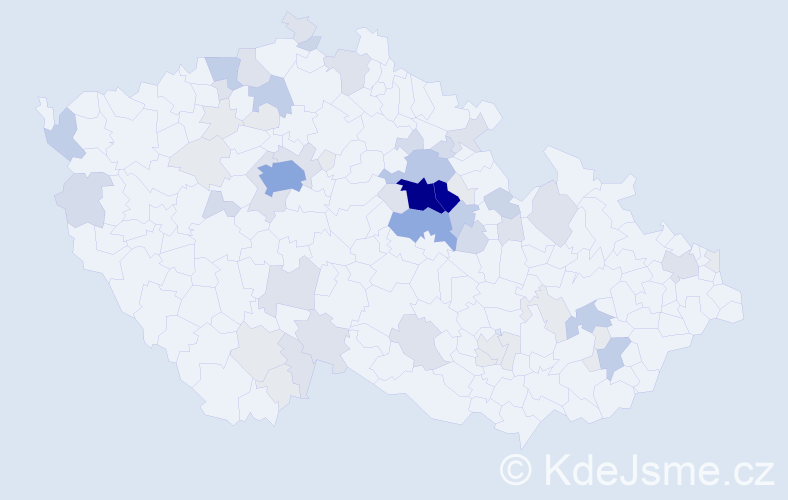 Příjmení: 'Shejbal', počet výskytů 229 v celé ČR