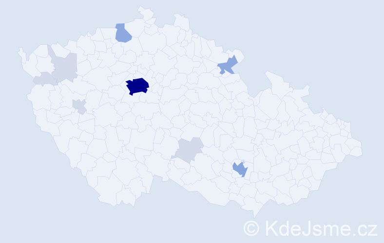 Příjmení: 'Skyrchuk', počet výskytů 31 v celé ČR