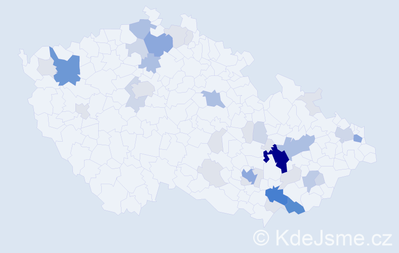 Příjmení: 'Rolenc', počet výskytů 126 v celé ČR