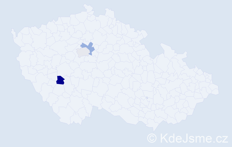 Příjmení: 'Budaianu', počet výskytů 3 v celé ČR
