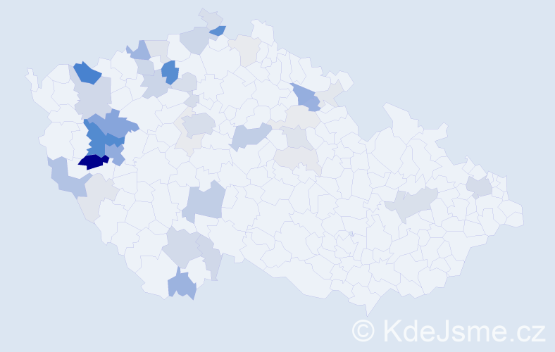Příjmení: 'Rauch', počet výskytů 146 v celé ČR