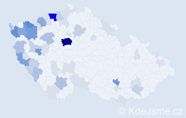Příjmení: '"Nguyen Dinh"', počet výskytů 147 v celé ČR