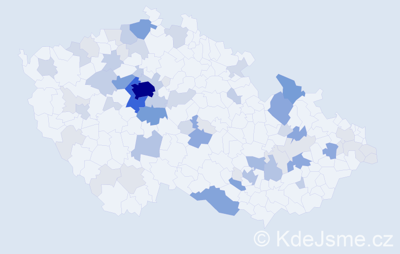 Příjmení: 'Kotoučová', počet výskytů 216 v celé ČR
