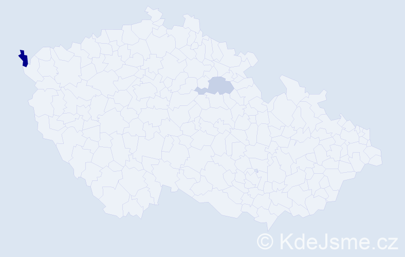 Příjmení: 'Bukhari', počet výskytů 3 v celé ČR