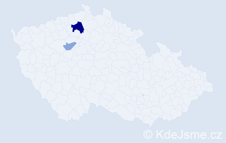 Příjmení: 'Paulduro', počet výskytů 4 v celé ČR