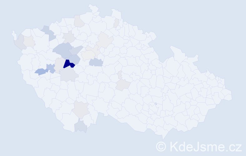 Příjmení: 'Škrlant', počet výskytů 81 v celé ČR