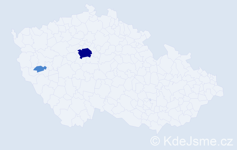 Příjmení: 'Teynor', počet výskytů 4 v celé ČR