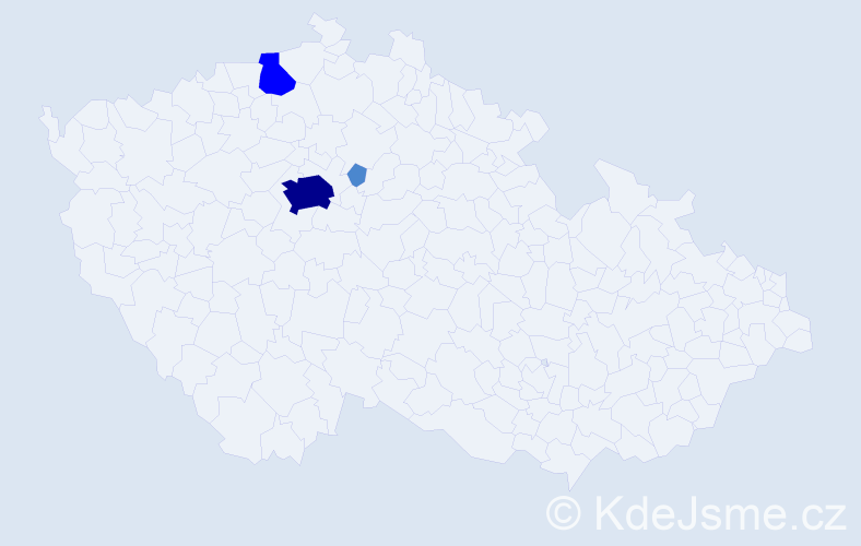 Příjmení: 'Chernyayeva', počet výskytů 6 v celé ČR