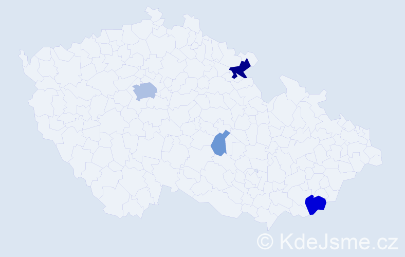 Příjmení: 'Rummelová', počet výskytů 14 v celé ČR