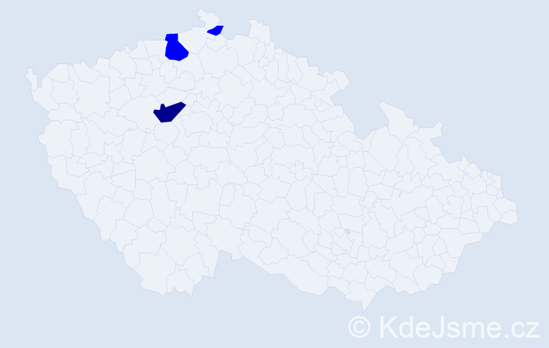 Příjmení: 'Gajdoščák', počet výskytů 4 v celé ČR