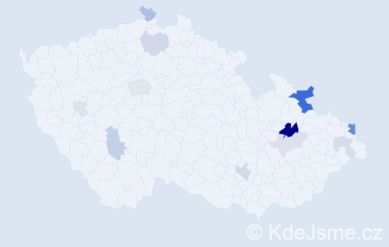 Příjmení: 'Michailidisová', počet výskytů 29 v celé ČR