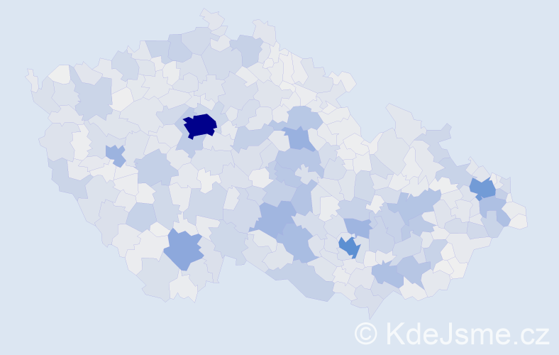 Příjmení: 'Němcová', počet výskytů 11556 v celé ČR