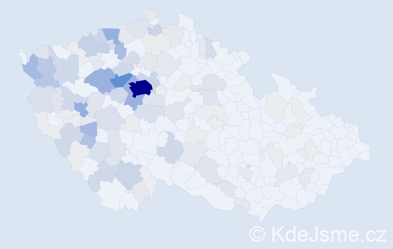 Příjmení: 'Větrovec', počet výskytů 471 v celé ČR