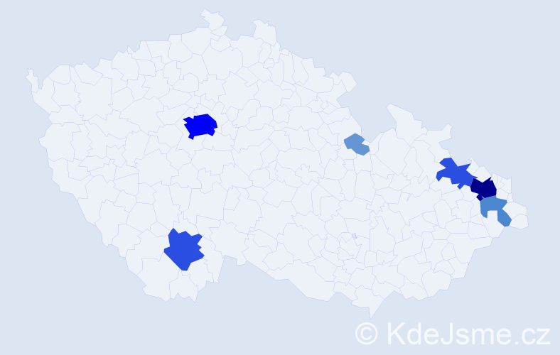 Příjmení: 'Larisch', počet výskytů 31 v celé ČR