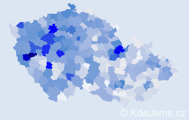 Příjmení: 'Fišer', počet výskytů 4189 v celé ČR