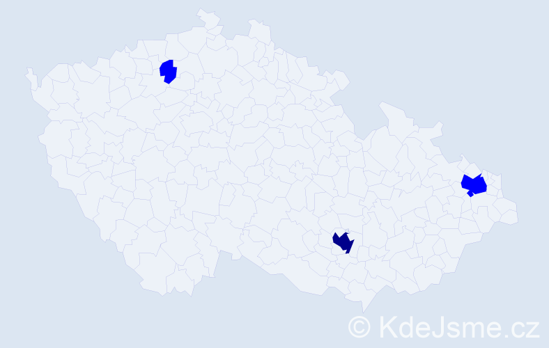 Příjmení: 'Burdujan', počet výskytů 4 v celé ČR