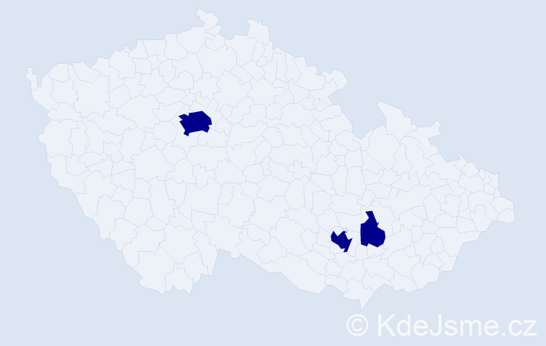 Příjmení: 'Rudnitskyy', počet výskytů 3 v celé ČR