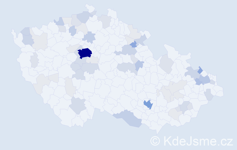 Příjmení: 'Stein', počet výskytů 212 v celé ČR