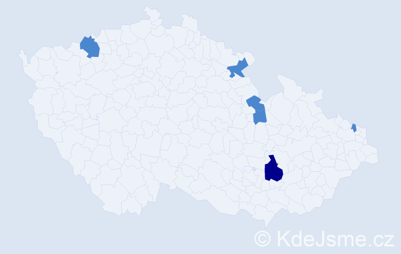 Příjmení: 'Sobolewski', počet výskytů 8 v celé ČR