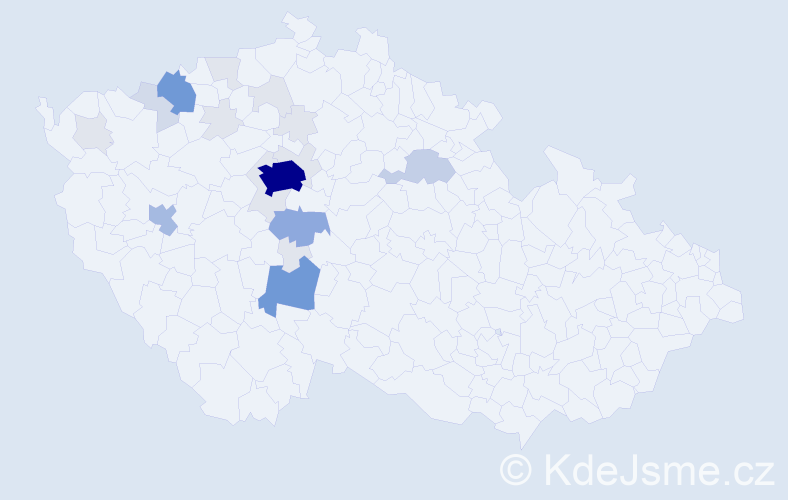 Příjmení: 'Merxbauer', počet výskytů 79 v celé ČR