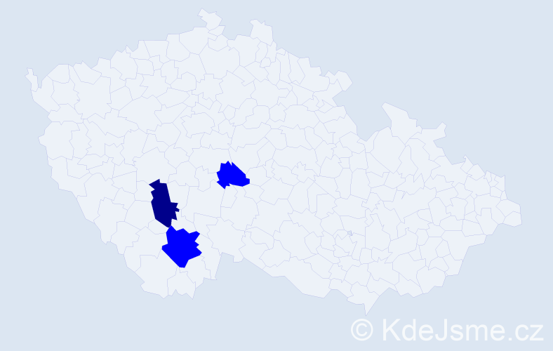 Příjmení: 'Witzenleiter', počet výskytů 4 v celé ČR