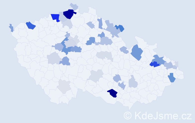 Příjmení: 'Fleischer', počet výskytů 121 v celé ČR