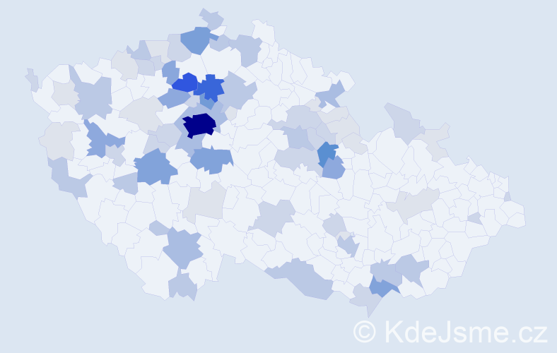 Příjmení: 'Duchoslav', počet výskytů 243 v celé ČR